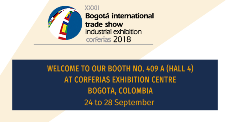 Welcome to our booth at the International Fair of Bogota 2018