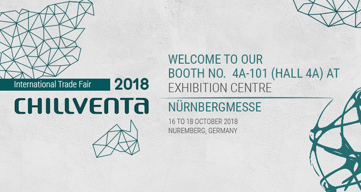 Welcome to our booth at Chillventa 2018