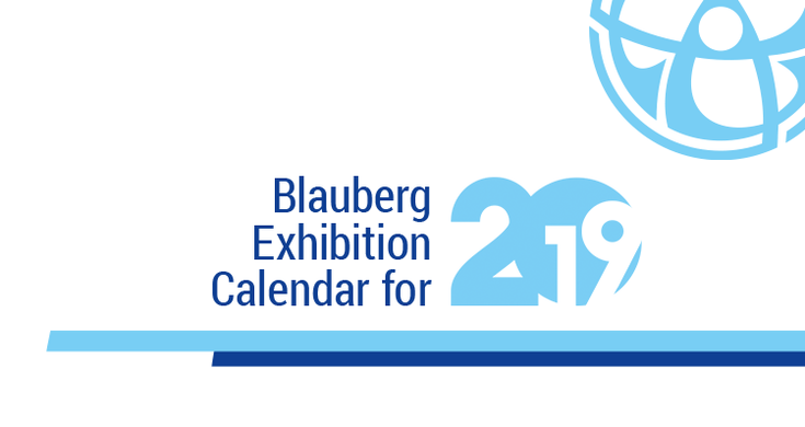 Blauberg Exhibition Calendar for 2019