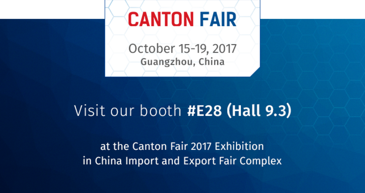 You are welcome to visit our stand at the exhibition CANTON FAIR
