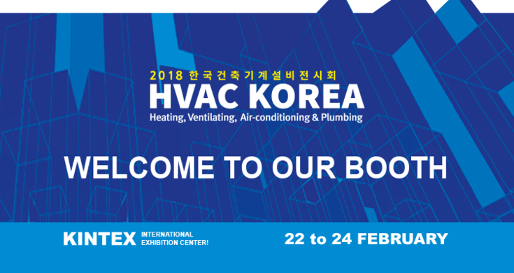 Welcome to our booth at HVAC Korea 2018!