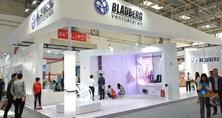 Blauberg presents latest ventilation equipment at ISH China&CIHE