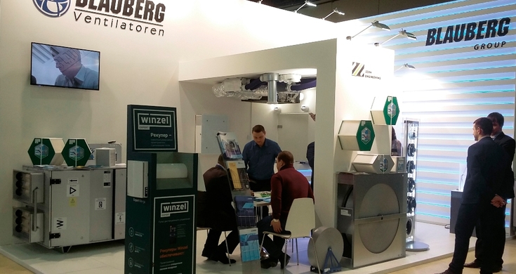 Blauberg Motoren takes part in a major international exhibition in Moscow